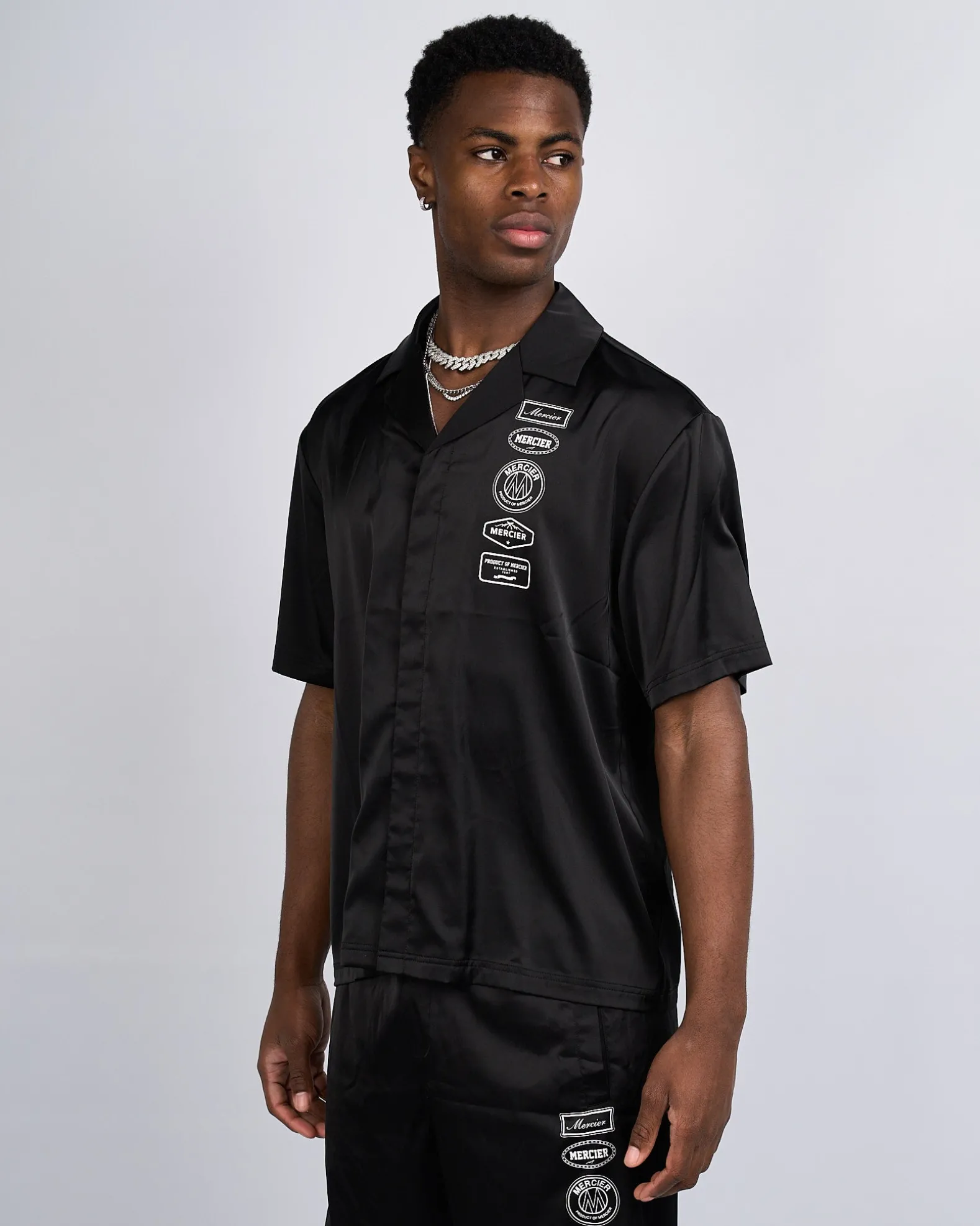Black 2.0 Badge Resort Shirt