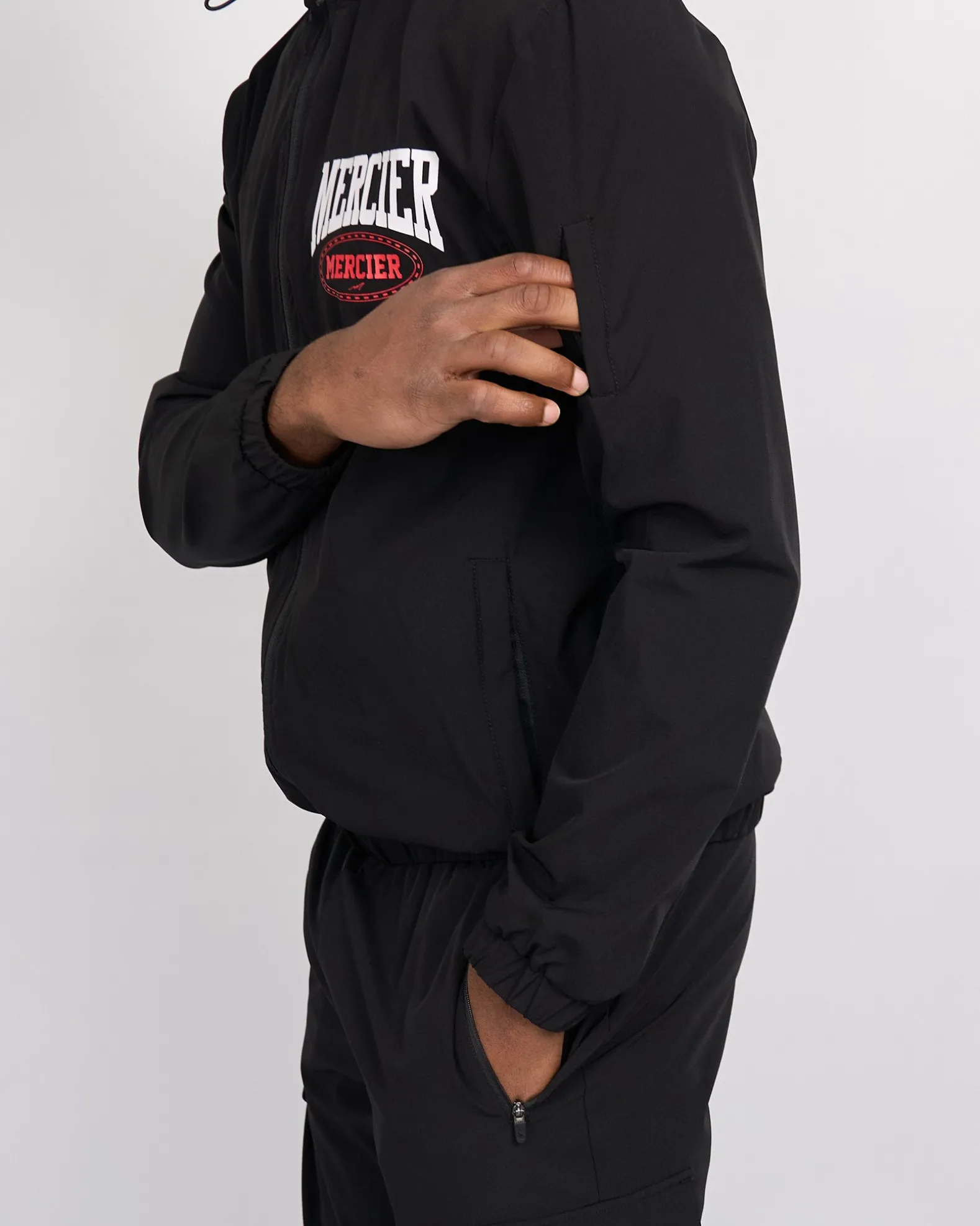 Black Mercier Santa Monica Windbreaker