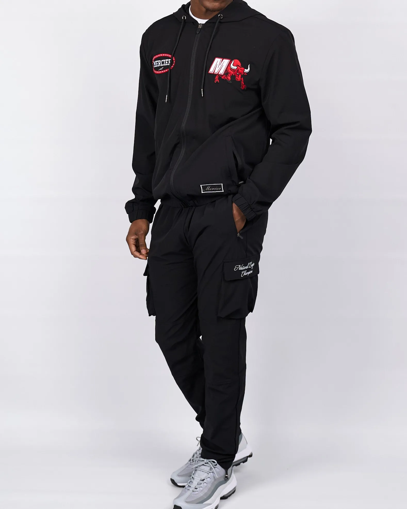 Black Red Empire Windbreaker