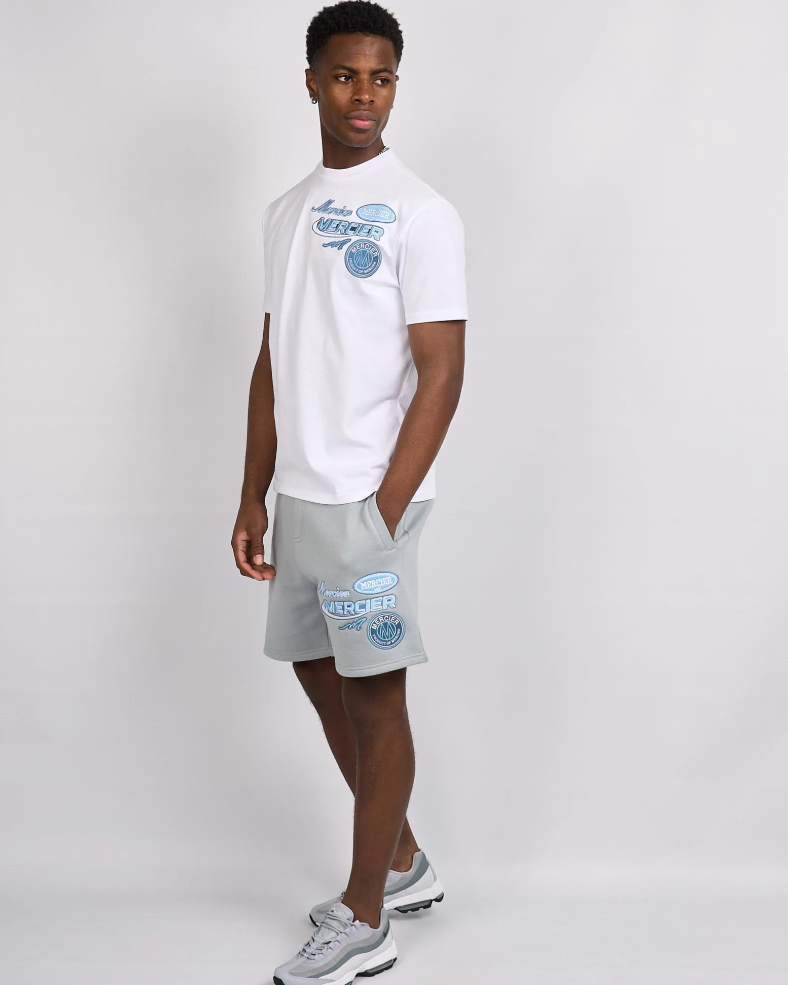 Smoke Blue Mercier Racer Shorts