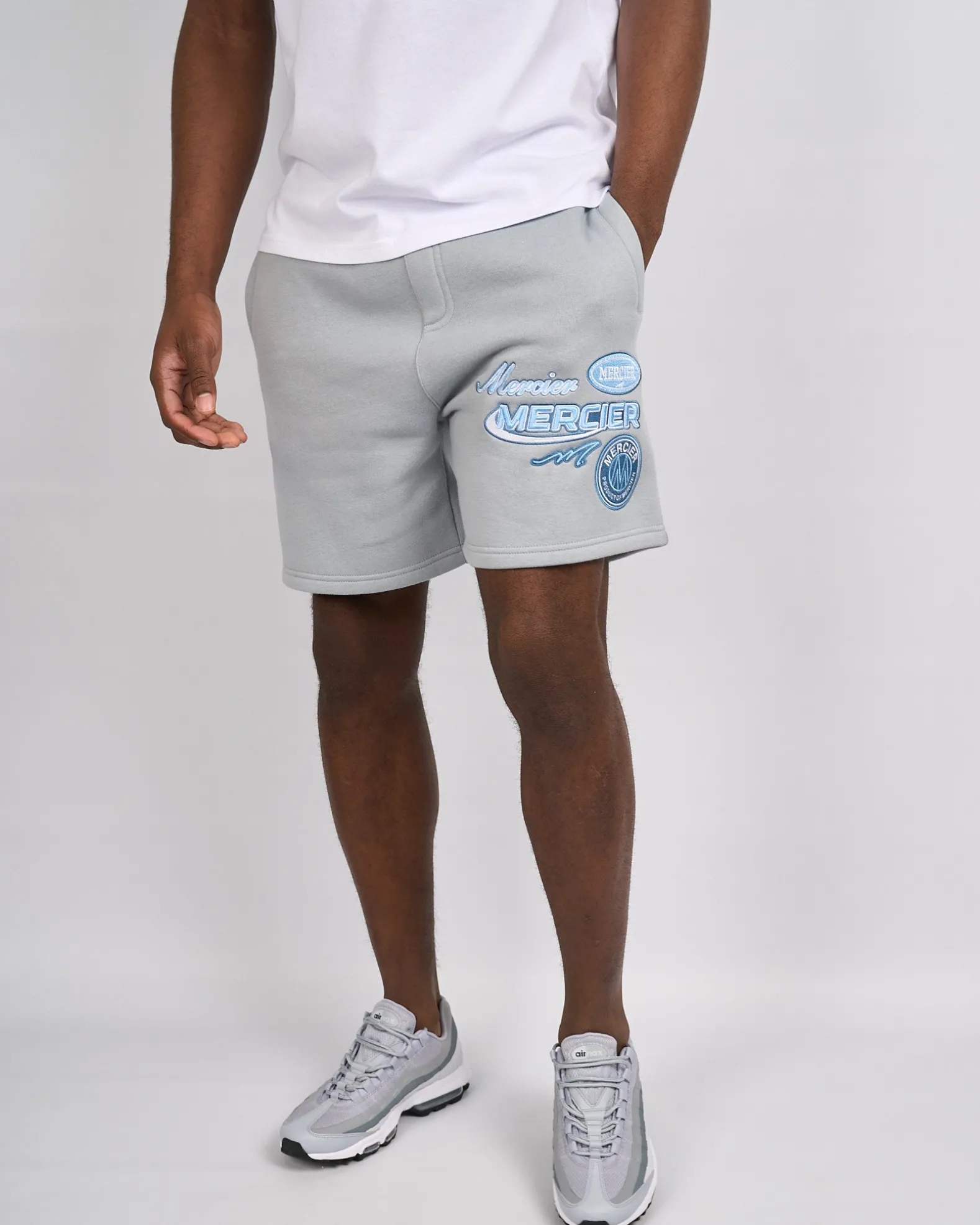 Smoke Blue Mercier Racer Shorts