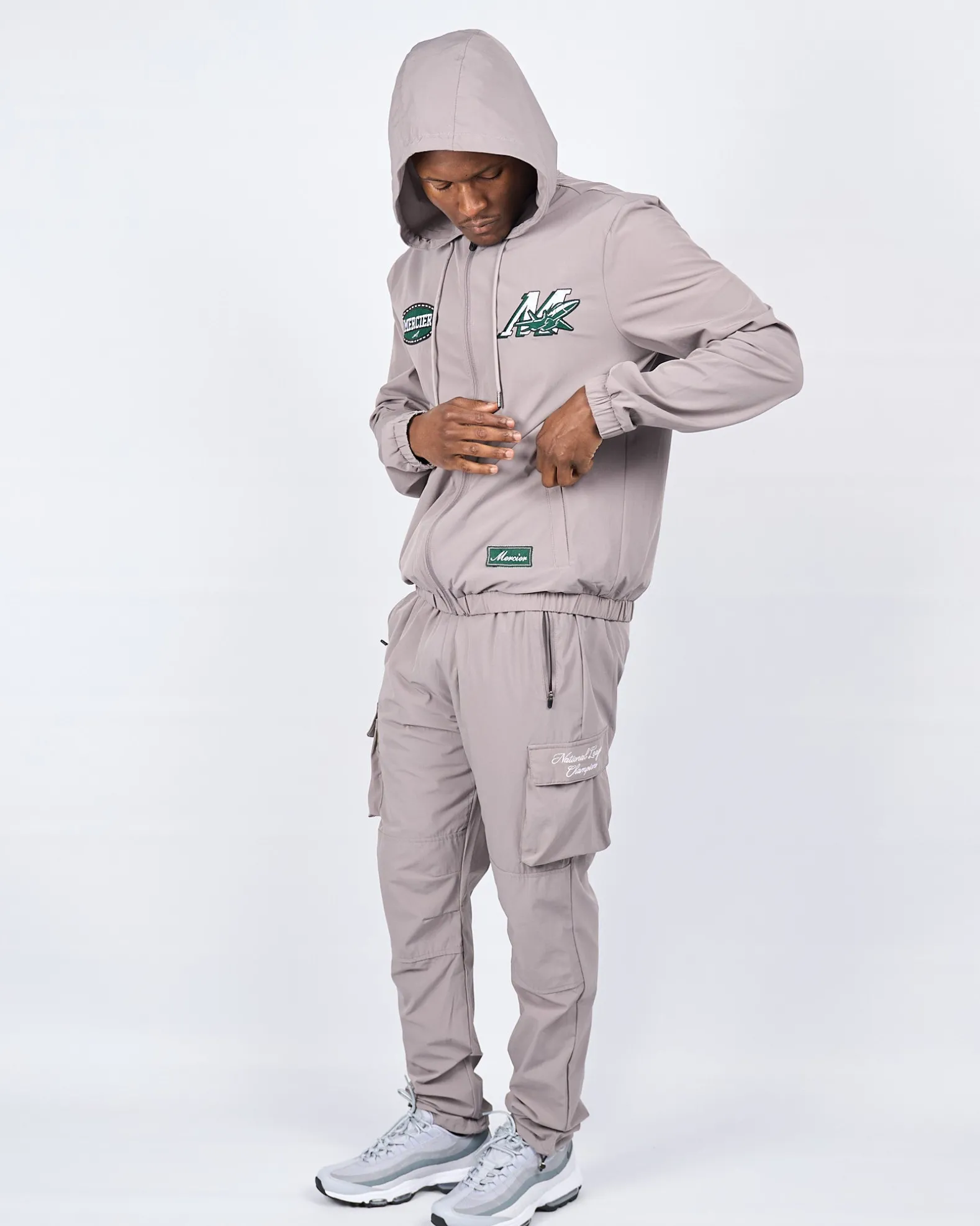 Steel Green Empire Windbreaker