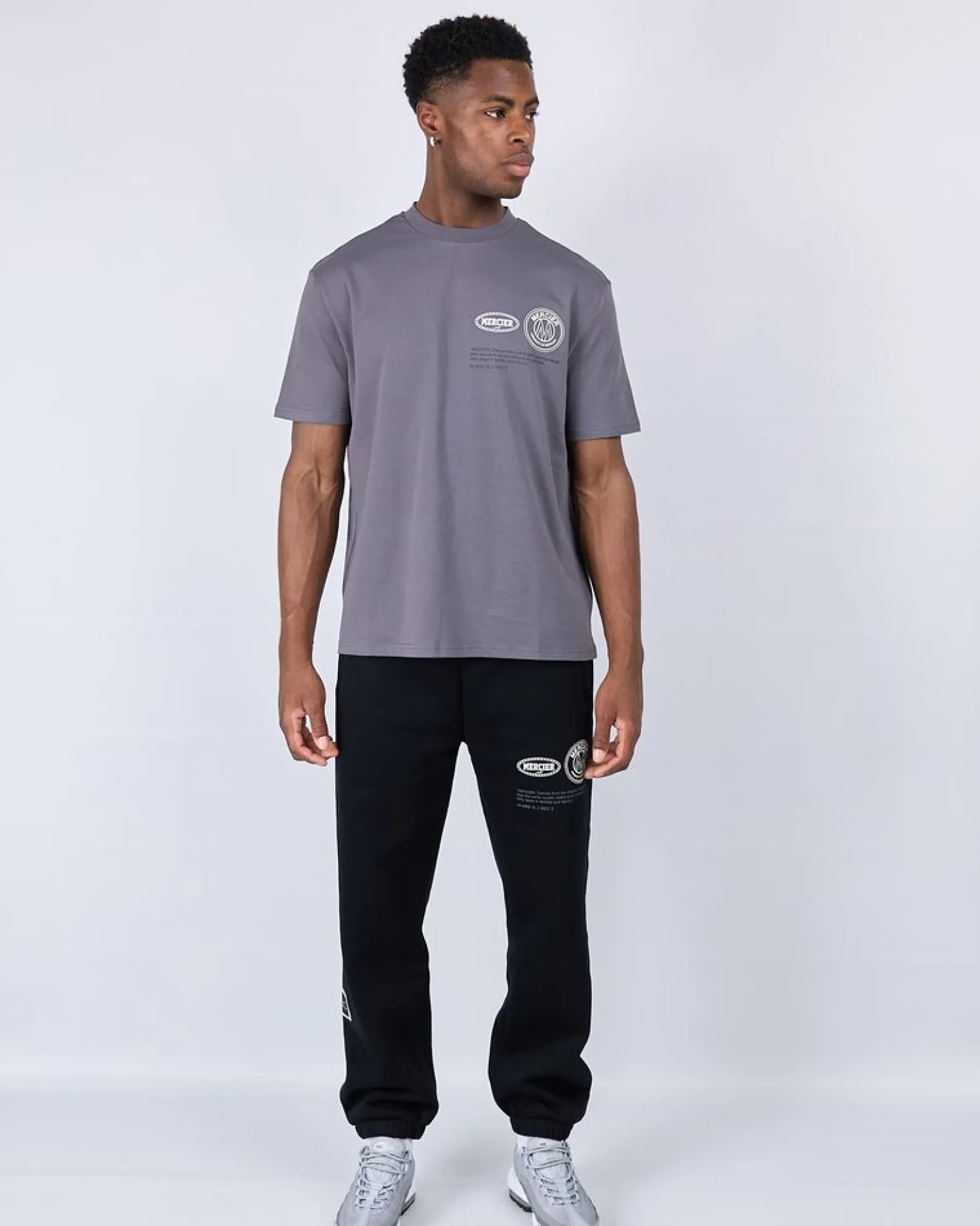 Steel White Caruso Relaxed Tshirt