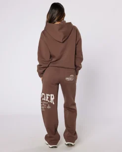 Womens Brown City Dreams Hoodie