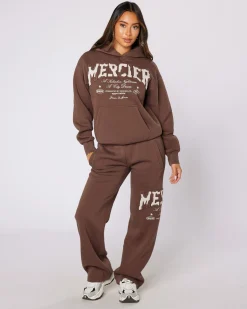 Womens Brown City Dreams Hoodie