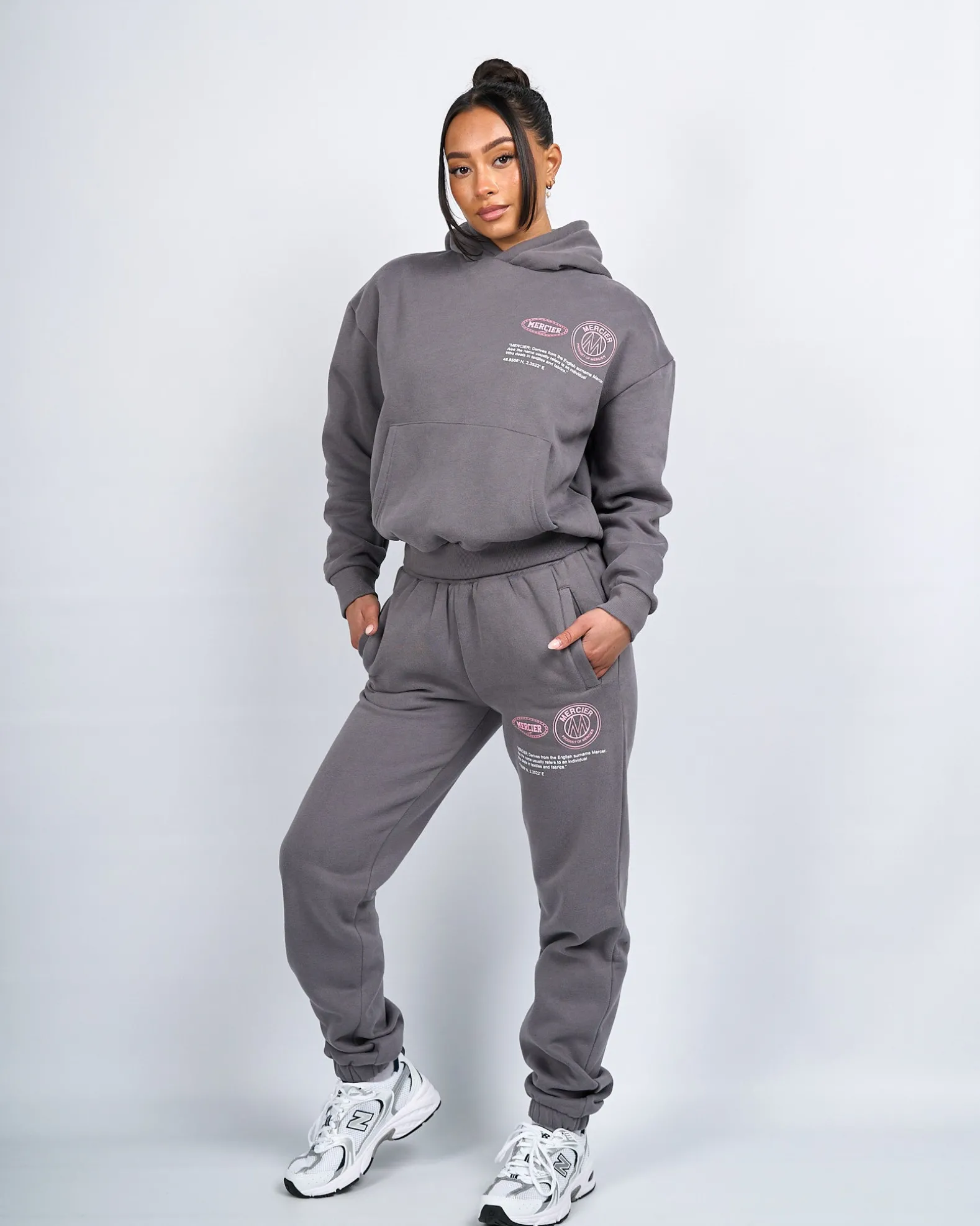 Womens Charcoal Caruso Hoodie
