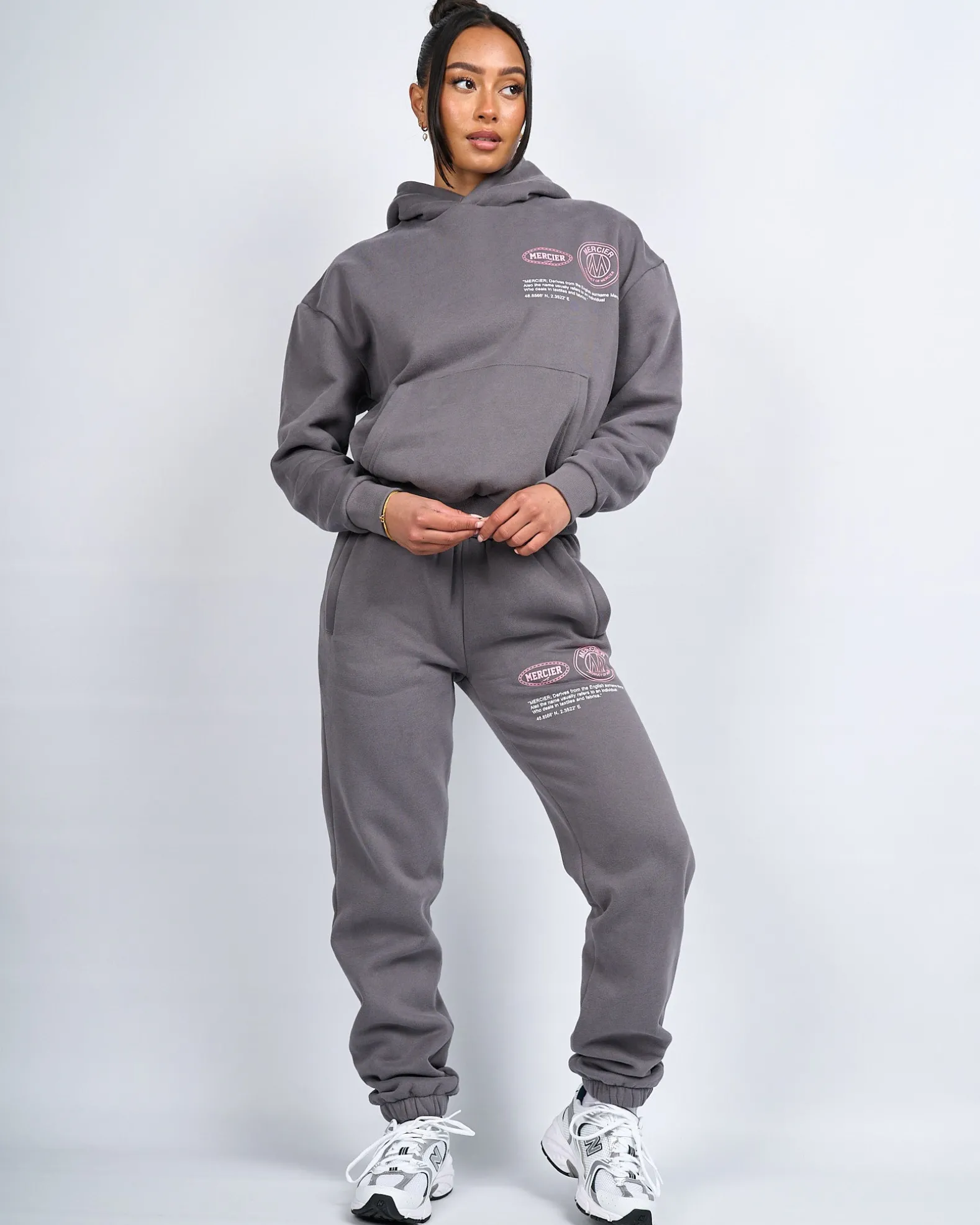 Womens Charcoal Caruso Hoodie