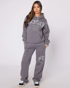 Womens Charcoal Grey City Dreams Joggers